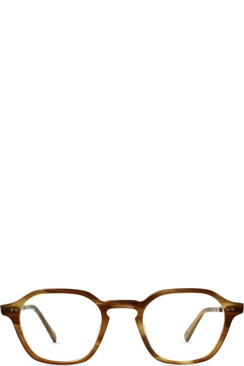 Mr. Leight Eyewear for Men Mr. Leight Rell Ii C Beachwood-white Gold Glasses