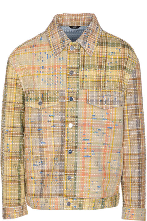 Fendi Coats & Jackets for Men Fendi Patchwork Jeans Jacket