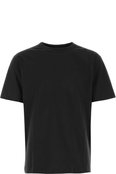 Dries Van Noten Topwear for Men Dries Van Noten Black Cotton Heer T-shirt