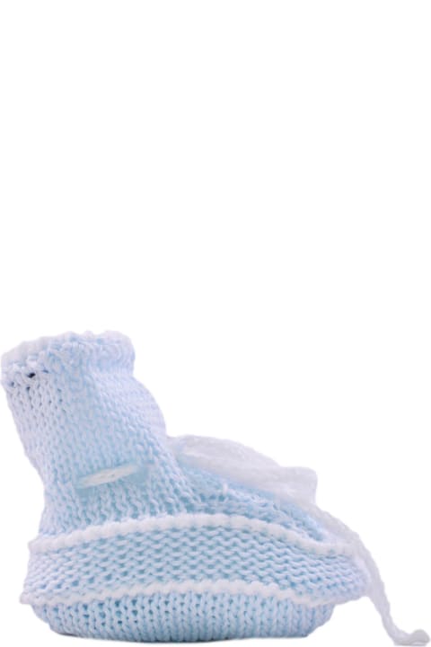 Piccola Giuggiola Accessories & Gifts for Baby Boys Piccola Giuggiola Cotton Knit Shoes