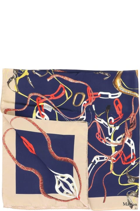 Maison Margiela Scarves & Wraps for Women Maison Margiela Abstract Print Scarf