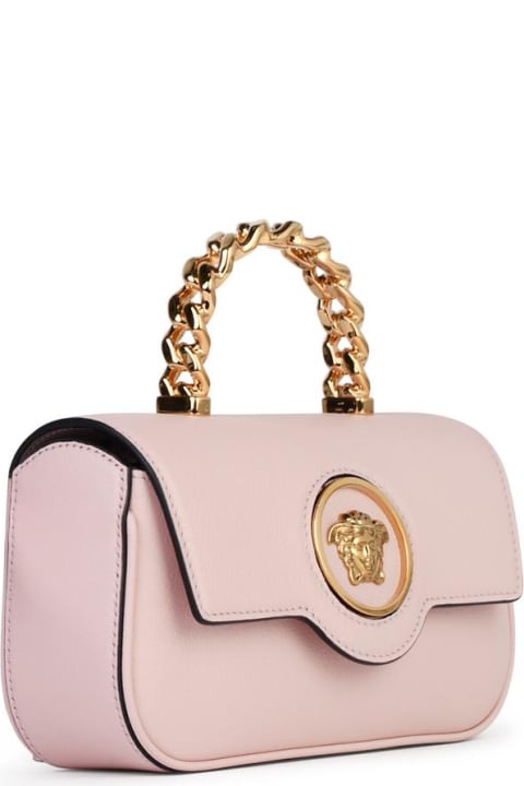 Sale for Women Versace 'la Medusa' Pink Leather Mini Bag