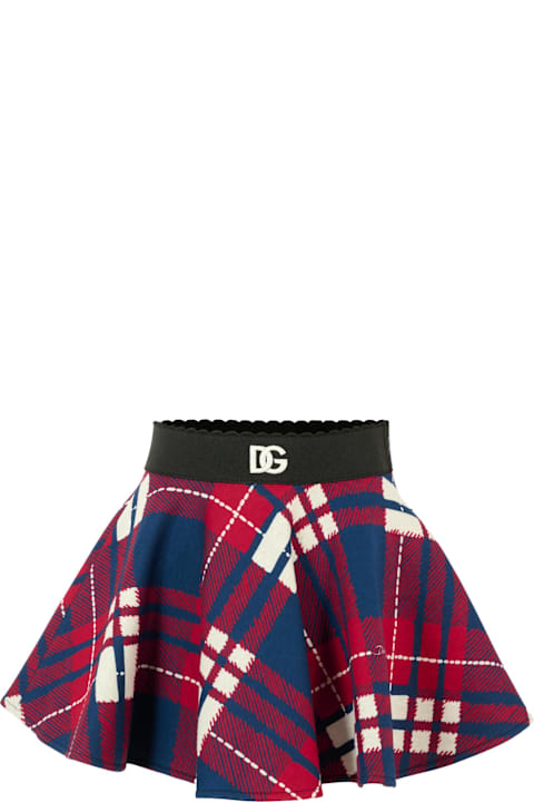 Homeware Dolce 
Gabbana Multicolor Skirt For Girl With Logo