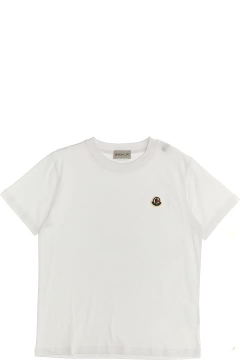 Sale for Boys Moncler Logo Patch T-shirt