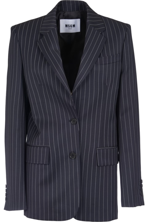 MSGM Coats & Jackets for Women MSGM Stripe Pattern Blazer