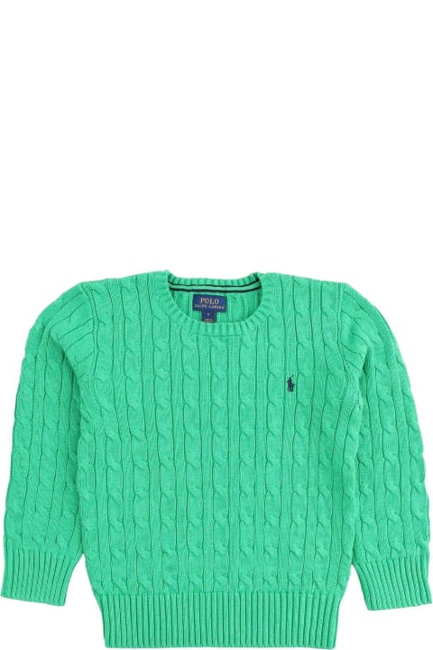 Sale for Kids Ralph Lauren Polo Pony Embroidered Knitted Jumper