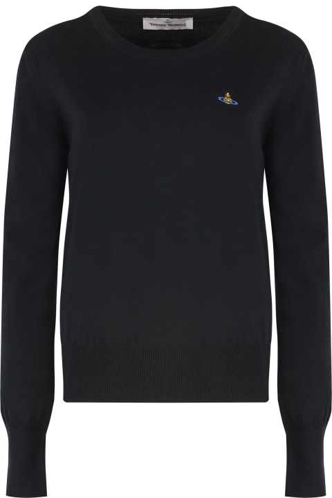 Sweaters for Women Vivienne Westwood Bea Cotton Blend Crew-neck Sweater