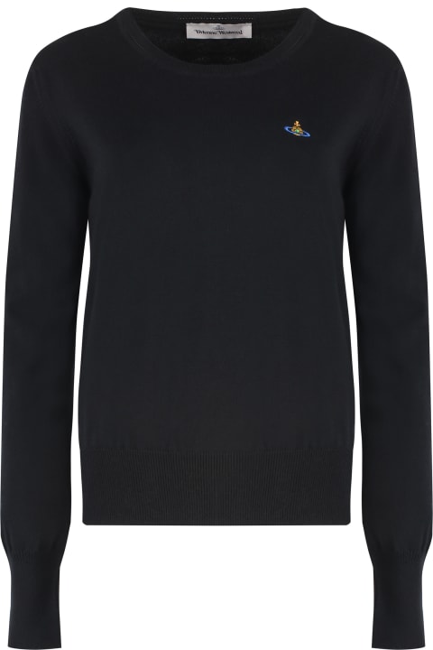 Sweaters for Women Vivienne Westwood Bea Cotton Blend Crew-neck Sweater
