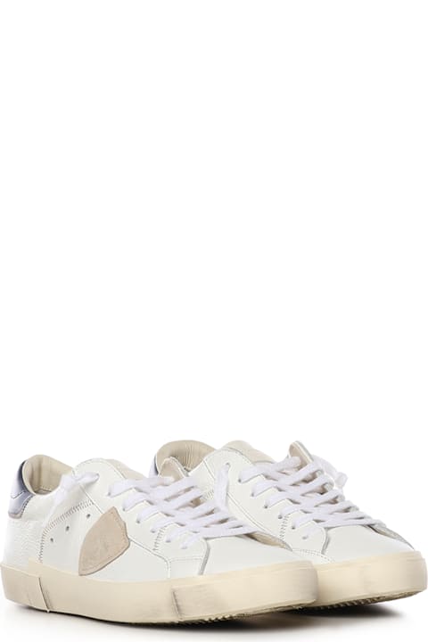 Philippe Model for Kids Philippe Model Prsx Leather Sneakers