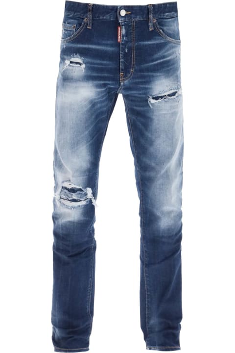Dsquared2 Sale for Men Dsquared2 Cool Guy Jeans In Medium Worn Out Booty Wash