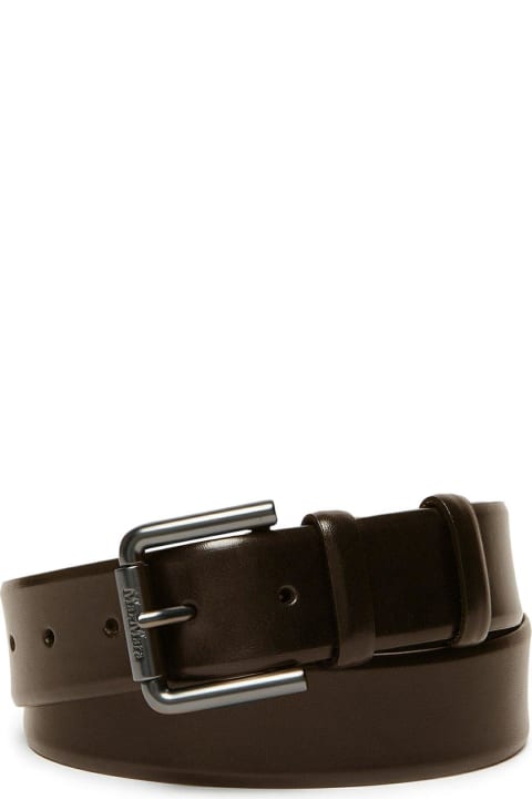 Belts for Women Max Mara Wet Leather Belt