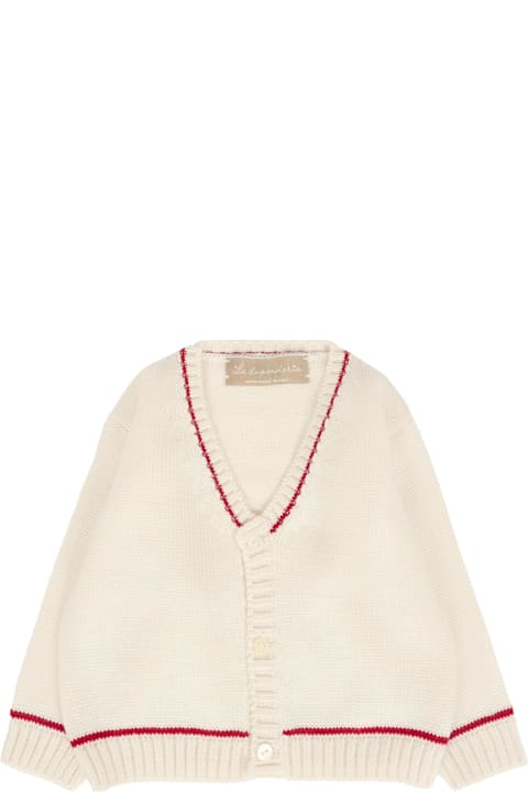 Homeware La stupenderia Ivory Vory Cardigan For Baby Boy