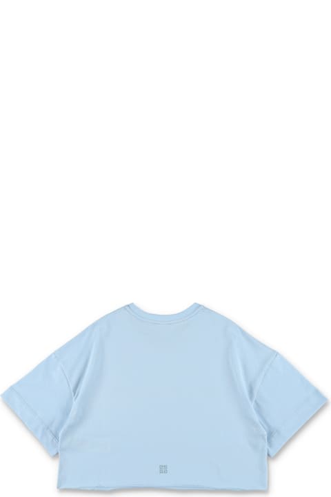 أدوات منزلية Givenchy Kid - Logo Print Cropped T-shirt