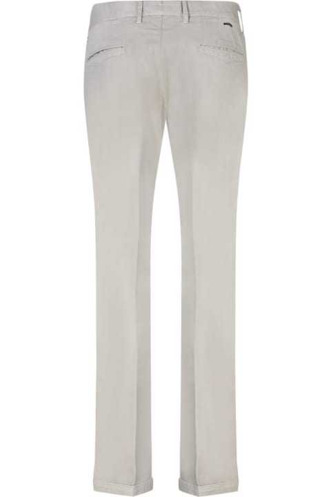 Incotex Pants for Men Incotex Light Grey Elegant Trousers