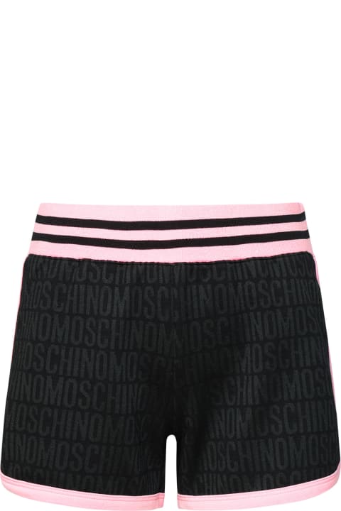 ウィメンズ Moschinoのパンツ＆ショーツ Moschino Black Cotton Blend Shorts