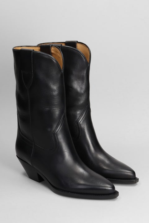Boots for Women Isabel Marant 'dahope' Leather Cowboy Boots