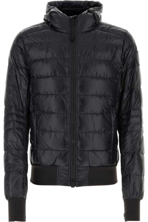 Canada Goose Coats & Jackets for Men Canada Goose Black Nylon Crofton Down Jacket