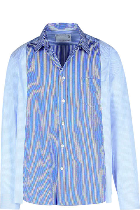 Sacai for Men Sacai Light Blue Cotton Shirt