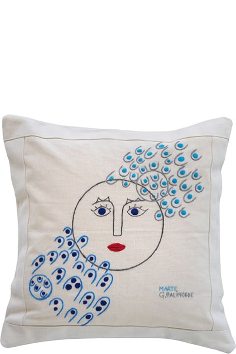 インテリア雑貨 Le Botteghe su Gologone Cushions Embroidered 50x50 Cm