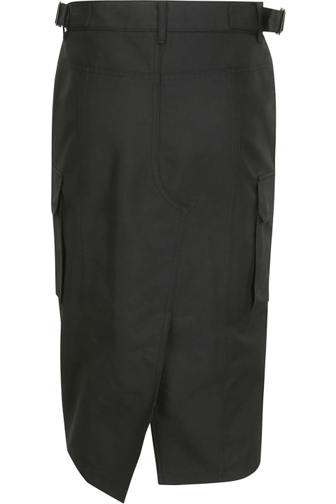 Juun.J Pants & Shorts for Women Juun.J [essential] Slit Long Cargo Skirt
