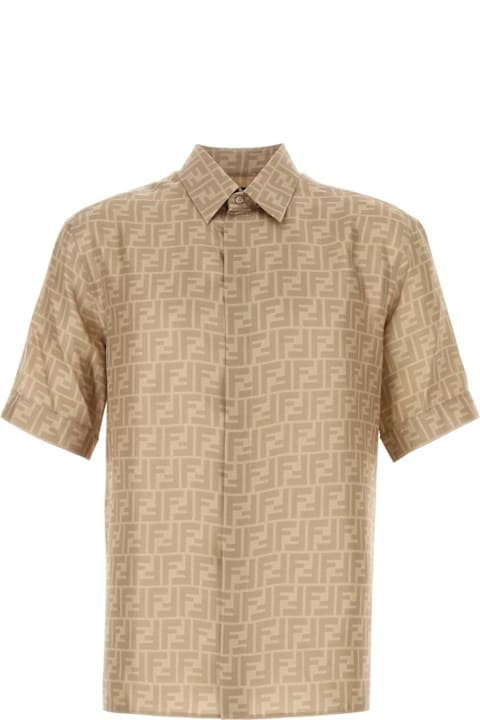 Shirts for Men Fendi Printed Satin Shirt