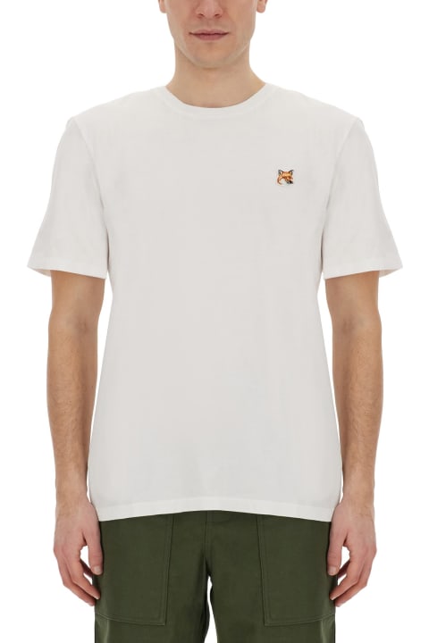 Maison Kitsuné Topwear for Men Maison Kitsuné T-shirt With Fox Patch