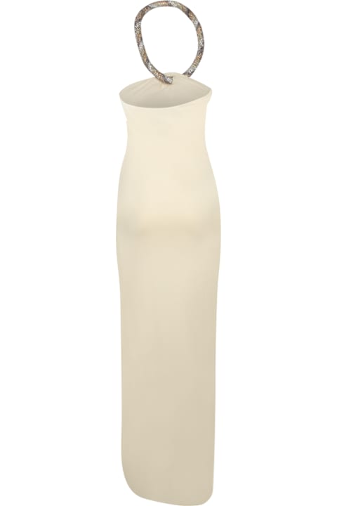 Amen Clothing for Women Amen Yellow Fluid Jersey Dress