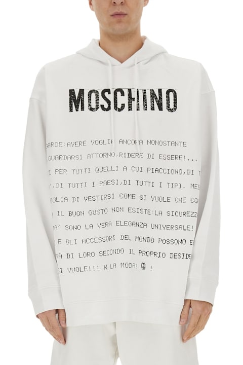 Moschino for Kids Moschino "archive Message" Hoodie