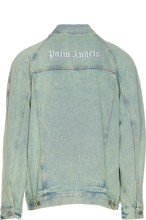 Palm Angels Coats & Jackets for Men Palm Angels Logo Loose Jacket