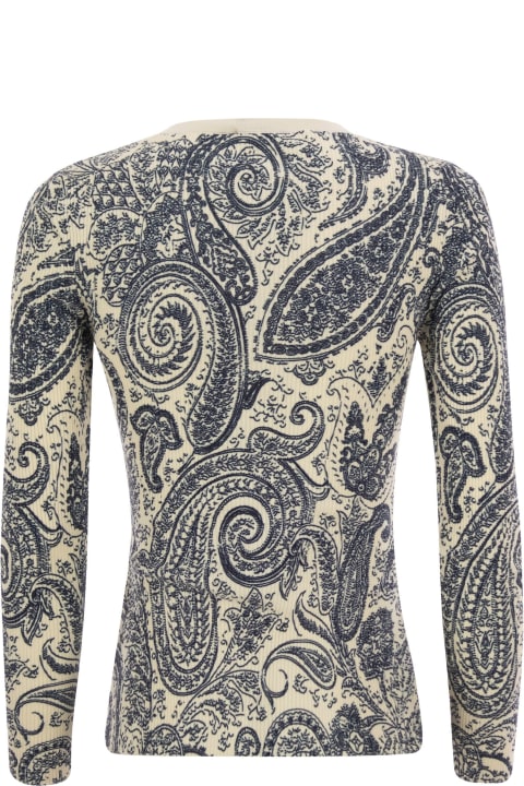 Sweaters for Women Etro Crew-neck Sweater With Paisley Pattern