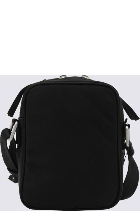 Maison Kitsuné Shoulder Bags for Men Maison Kitsuné Black Crossbody Bag