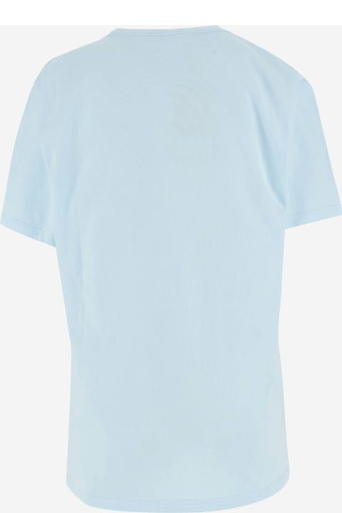 Versace Topwear for Women Versace Cotton T-shirt With Logo
