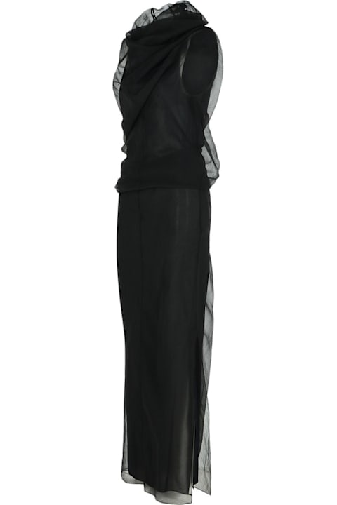 Khaite for Women Khaite 'jeanty' Black Silk Dress