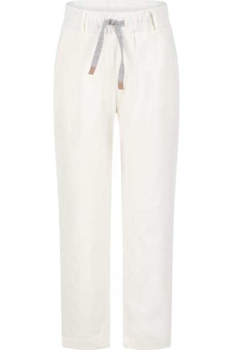 White Trousers For Boy
