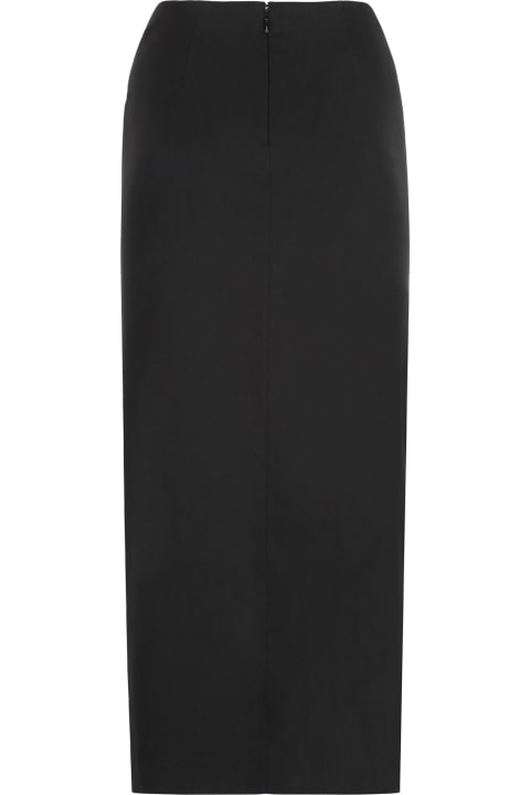 Homeware Isabel Marant Secia Cotton Cady Midi Skirt