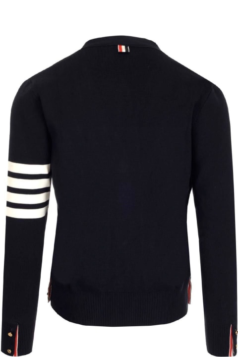 Thom Browne Sweaters for Men Thom Browne 4-bar V-neck Cardigan