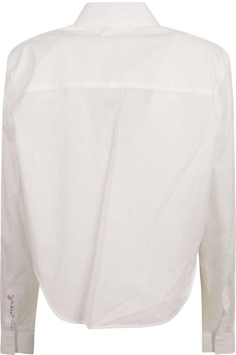 Marni Topwear for Women Marni Cropped Shirt In White Cotton