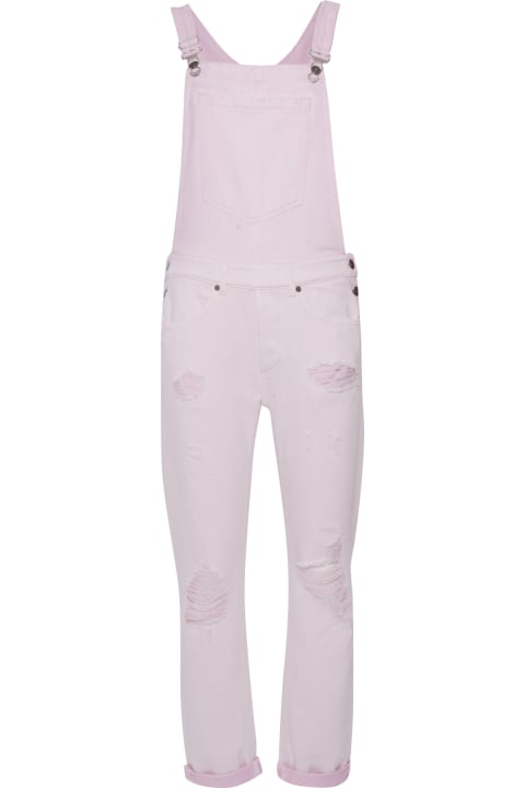 Fashion for Women Dondup Pink Denim Overalls