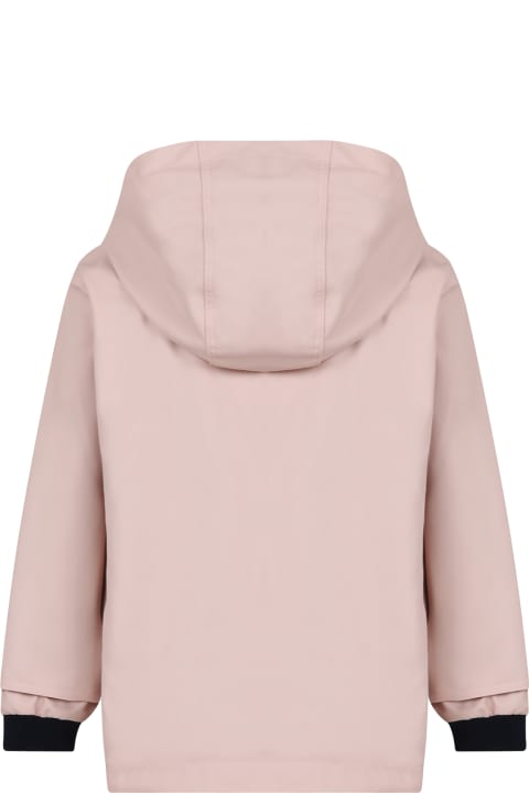 Coats & Jackets for Girls Petit Bateau Pink Raincoat For Girl