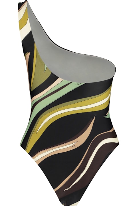 Pucci Swimwear for Women Pucci One-shoulder Swimsuit