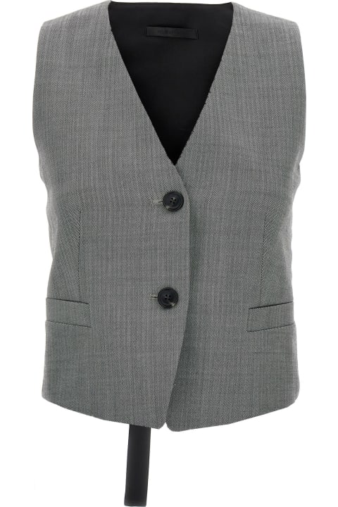 Helmut Lang Coats & Jackets for Women Helmut Lang Chevron Vest