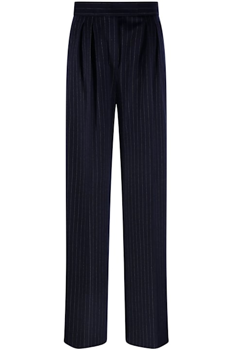 Homeware Max Mara Pinstriped Straight Leg Trousers