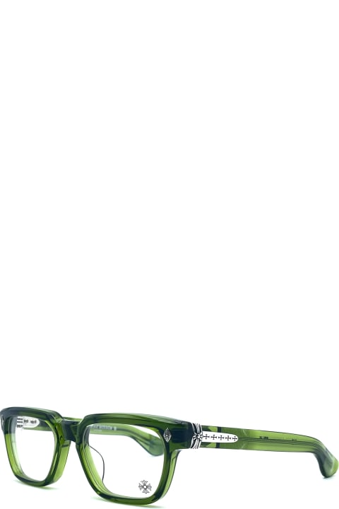 メンズ Chrome Heartsのアイウェア Chrome Hearts Pen 15 - Dark Olive Rx Glasses