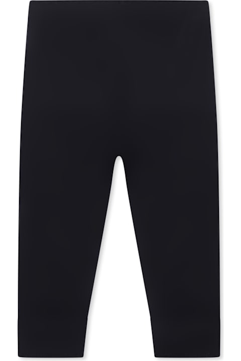 Petit Bateau Bottoms for Baby Girls Petit Bateau Blue Legging For Babykids With Logo