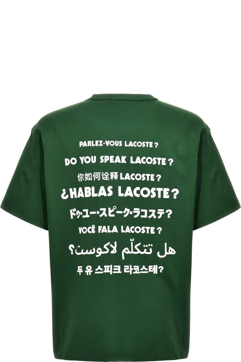Lacoste Topwear for Men Lacoste 'do You Speak Lacoste?' T-shirt