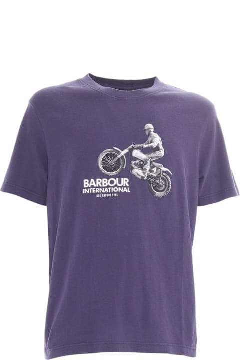 Barbour for Kids Barbour International Graphic-printed Crewneck T-shirt