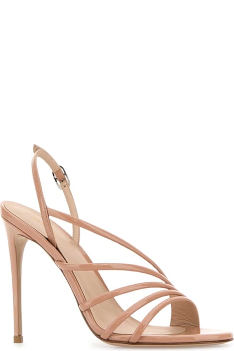 Le Silla for Women Le Silla Skin Pink Leather Scarlet Sandals