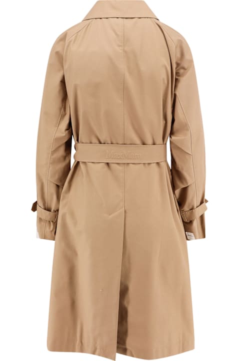 Max Mara The Cube Coats & Jackets for Women Max Mara The Cube Cotton Blend C Trench With Leather Buckles