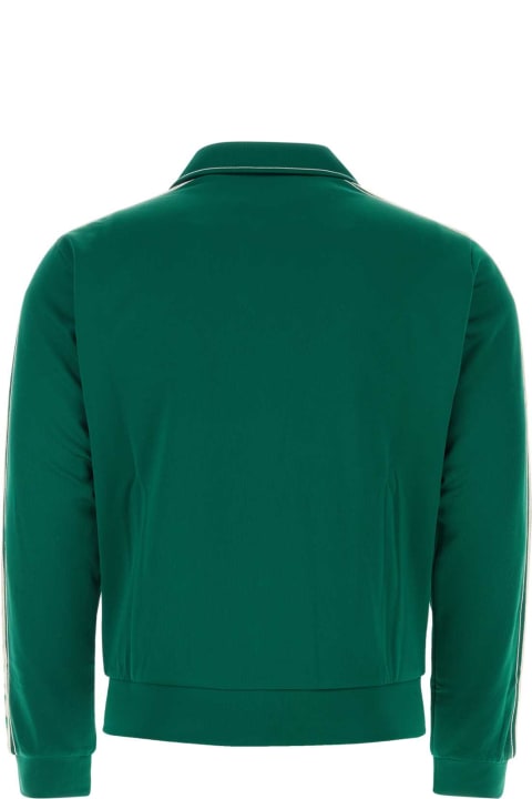 Fleeces & Tracksuits for Men Casablanca Emerald Green Polyester Blend Sweatshirt