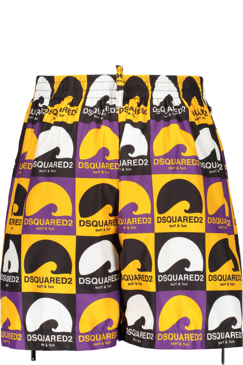 Dsquared2 for Men Dsquared2 Printed Techno Fabric Bermuda-shorts
